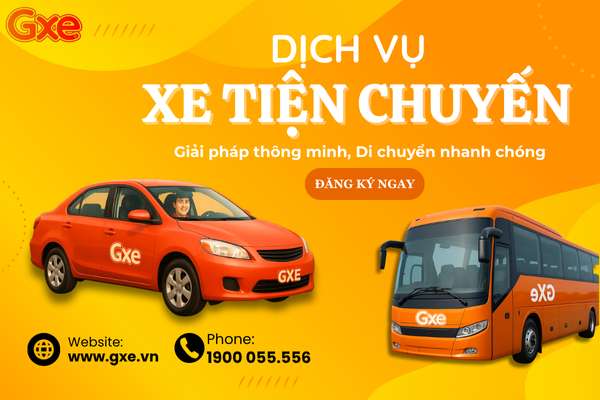 GXE Đặt Xe Tiện Chuyến – Di Chuyển Thông Minh