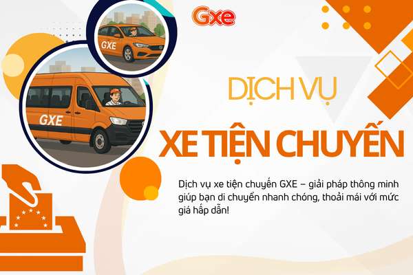 GXE Đặt Xe Tiện Chuyến &#8211; Di Chuyển Thông Minh